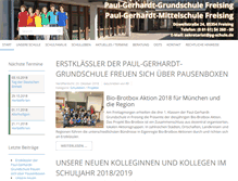 Tablet Screenshot of pg-schule.de